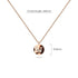 Solid 925 Sterling Silver Initial Alphabet Personalised Disc Necklace